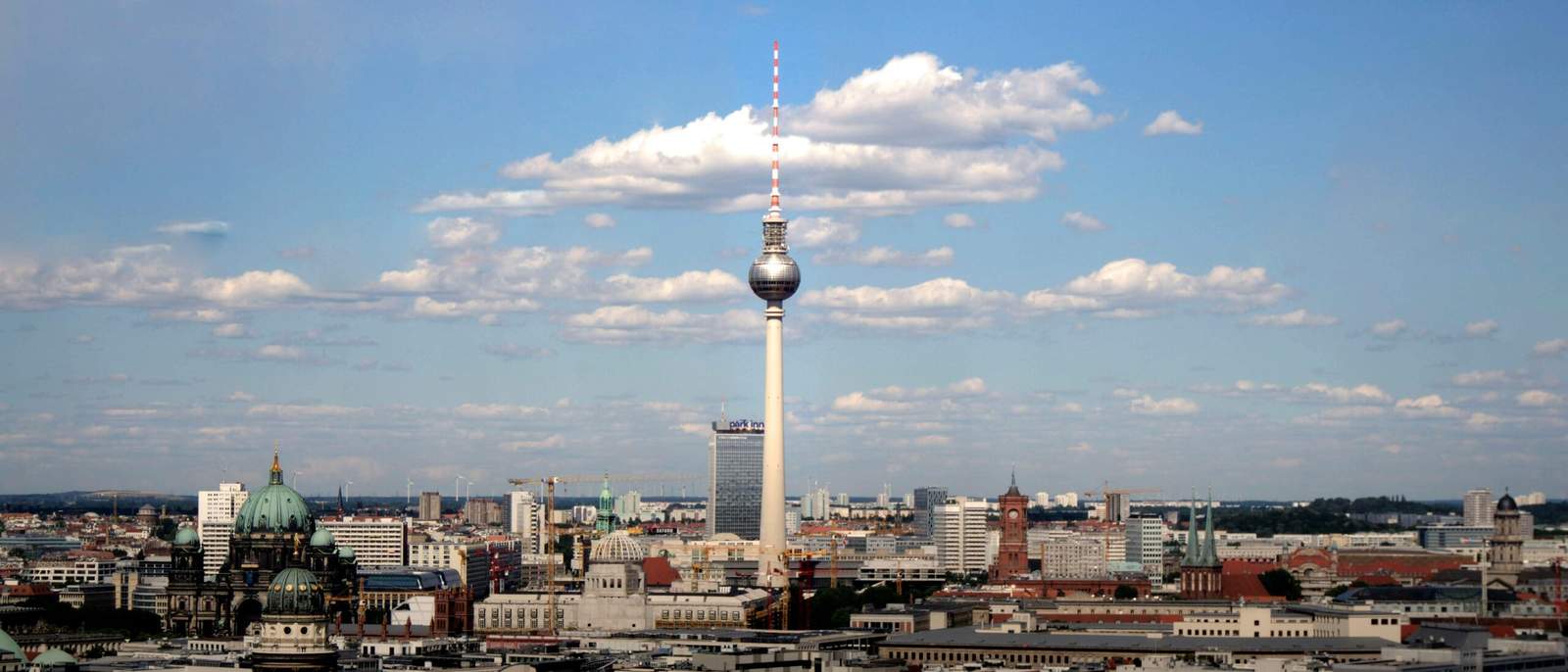 Blick auf die Innenstadt von Berlin